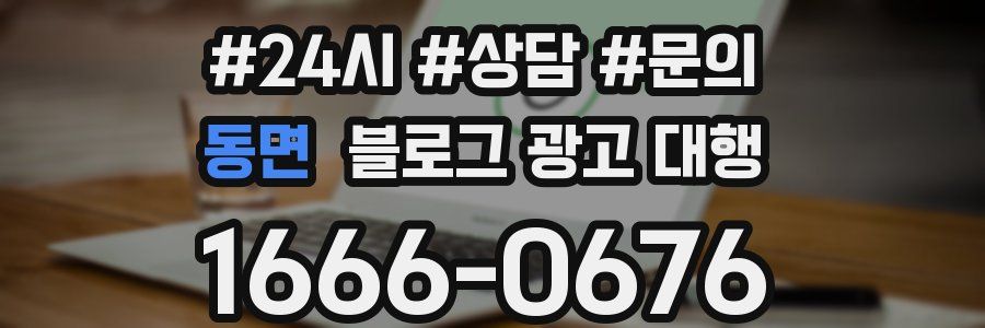 동면 블로그 광고 대행
