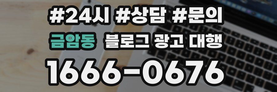 금암동 블로그 광고 대행