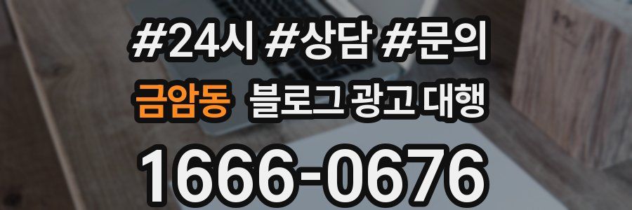 금암동 블로그 광고 대행
