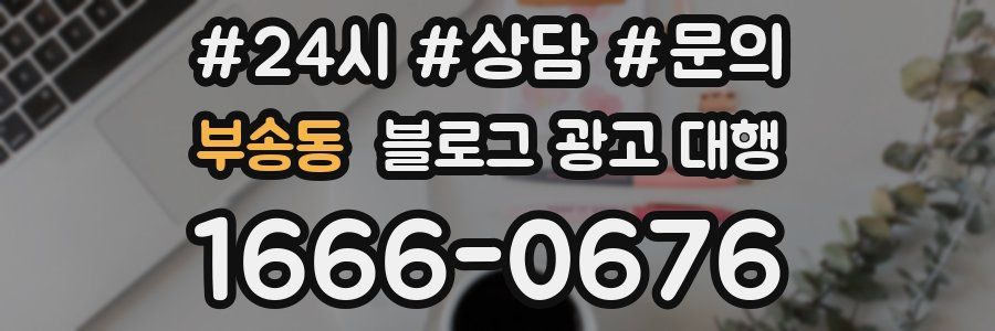 부송동 블로그 광고 대행