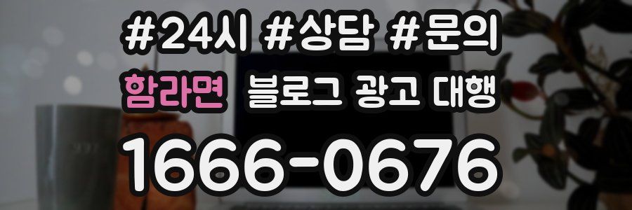 함라면 블로그 광고 대행