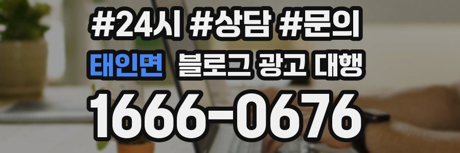 태인면 블로그 광고 대행