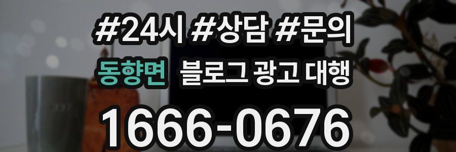 동향면 블로그 광고 대행