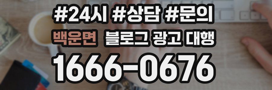 백운면 블로그 광고 대행