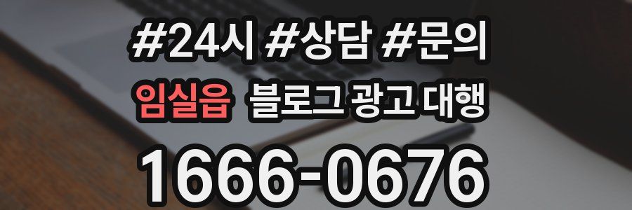 임실읍 블로그 광고 대행