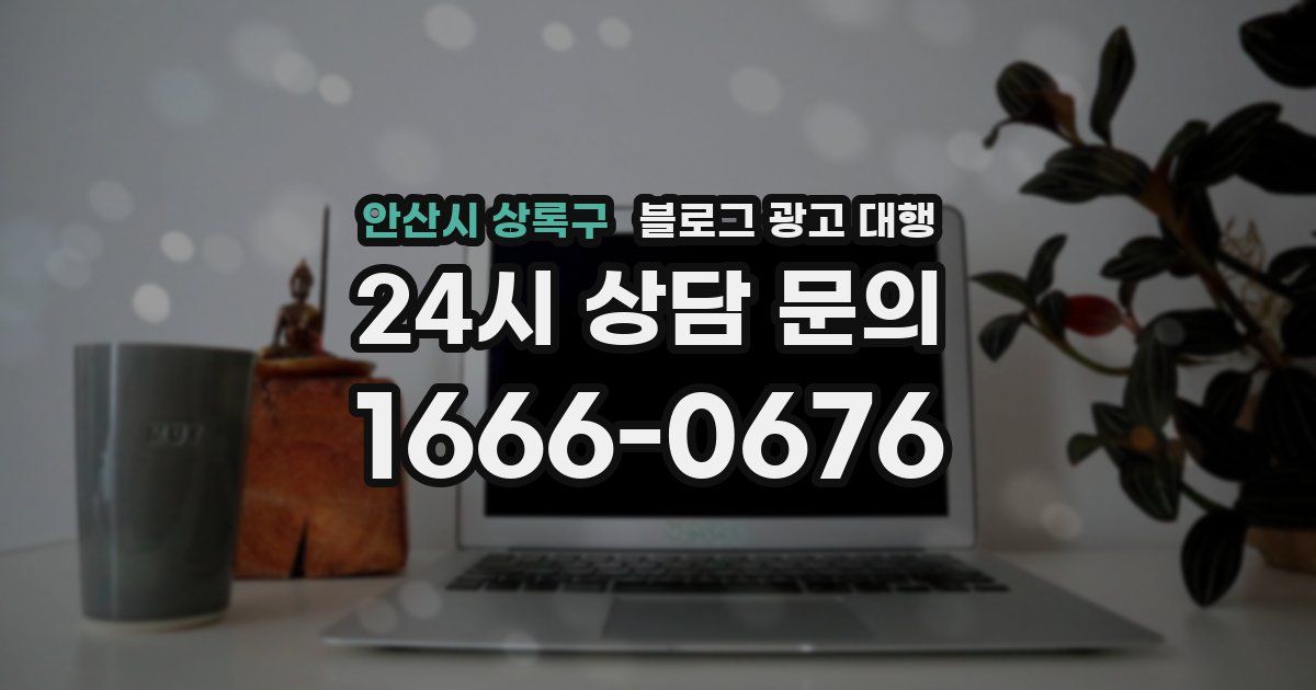 안산시 상록구 블로그 광고 대행