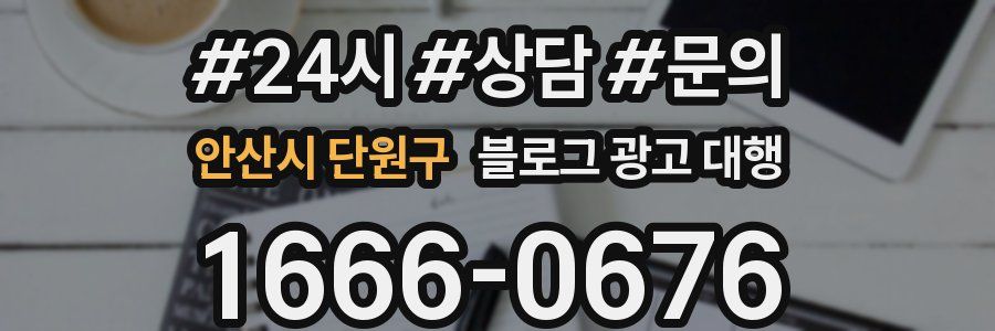 안산시 단원구 블로그 광고 대행