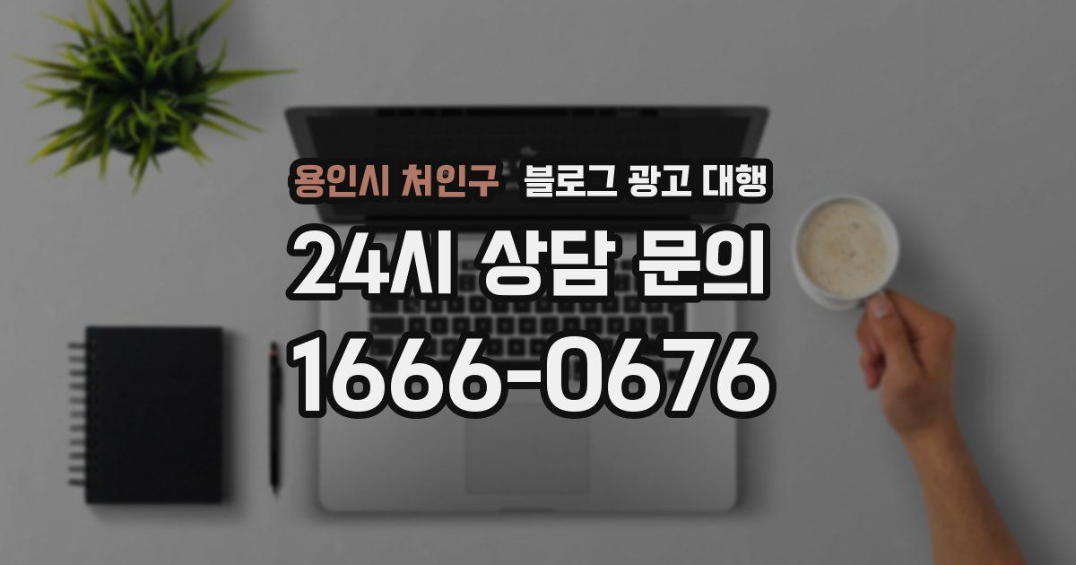 용인시 처인구 블로그 광고 대행