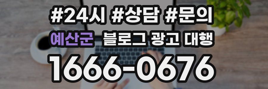 예산군 블로그 광고 대행