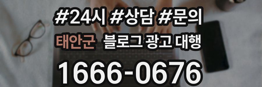 태안군 블로그 광고 대행