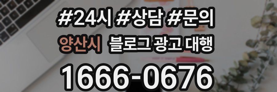 양산시 블로그 광고 대행