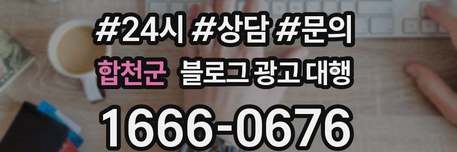 합천군 블로그 광고 대행