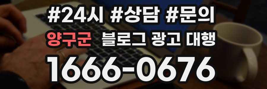 양구군 블로그 광고 대행
