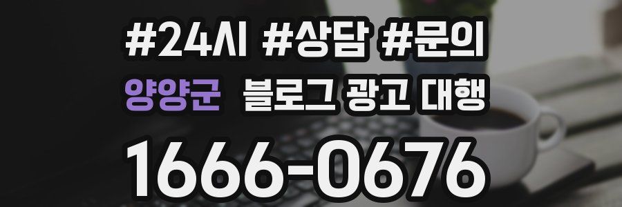 양양군 블로그 광고 대행