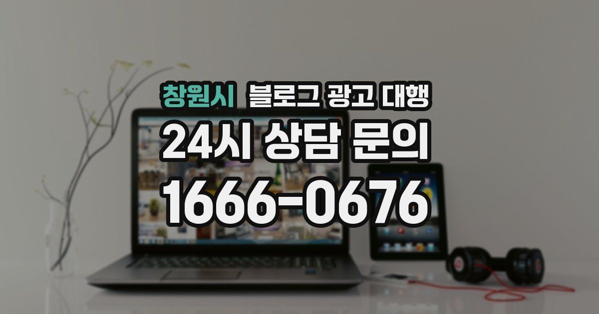 창원시 블로그 광고 대행