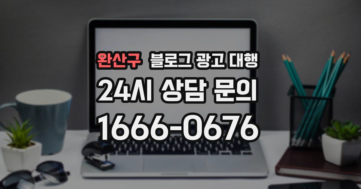완산구 블로그 광고 대행