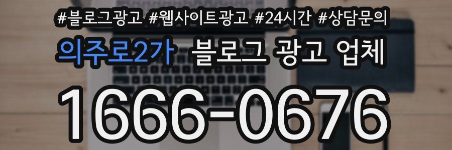 의주로2가 블로그 광고 업체
