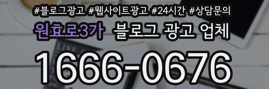 원효로3가 블로그 광고 업체