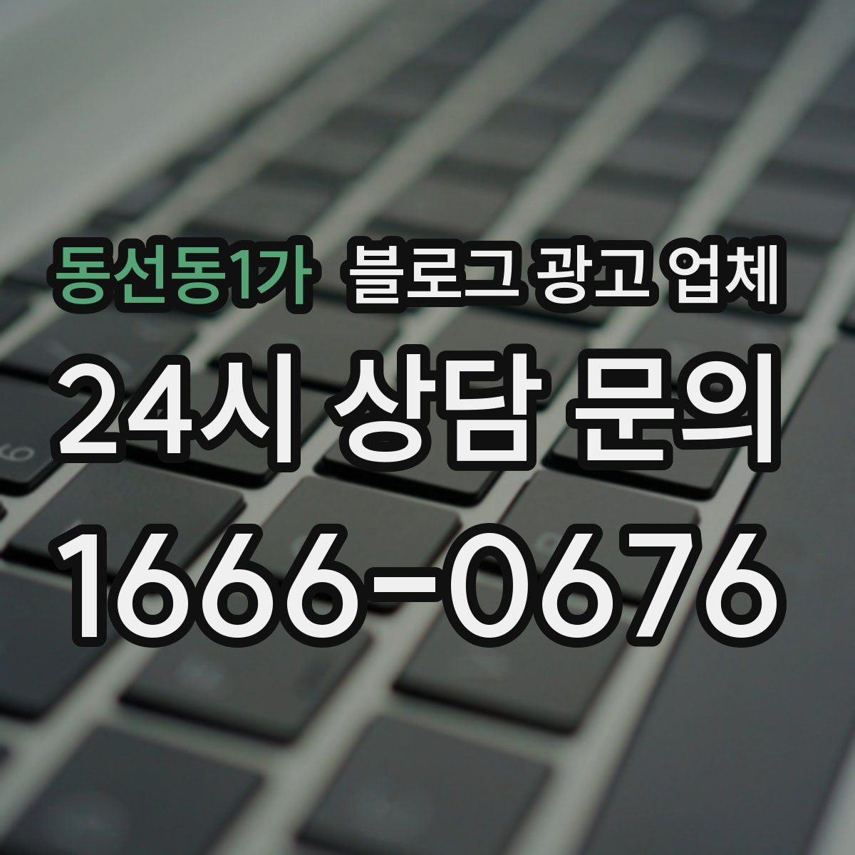 동선동1가 블로그 광고 업체