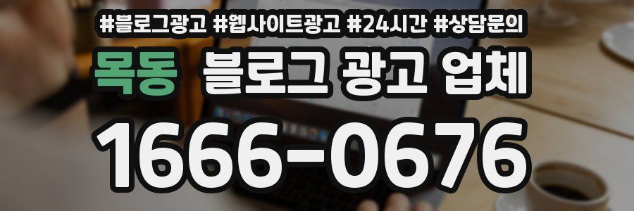 목동 블로그 광고 업체