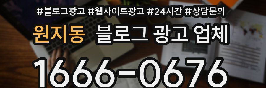 원지동 블로그 광고 업체