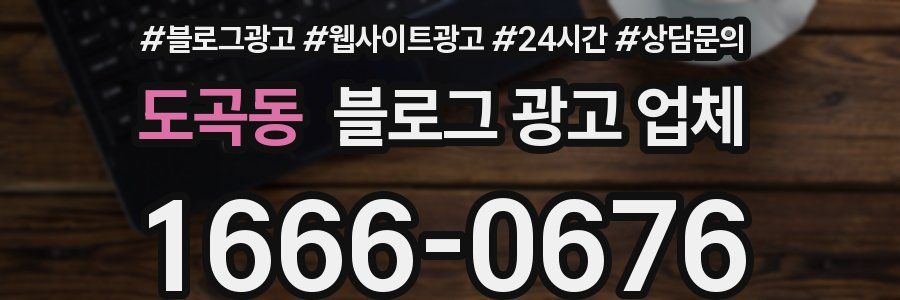 도곡동 블로그 광고 업체