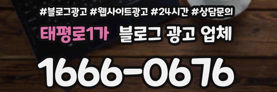 태평로1가 블로그 광고 업체
