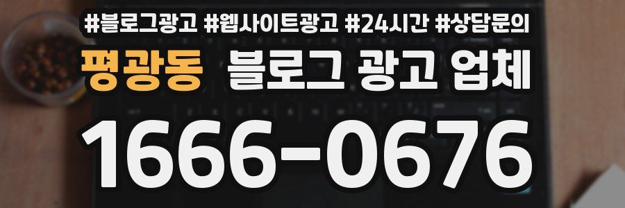 평광동 블로그 광고 업체