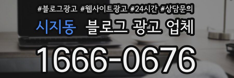 시지동 블로그 광고 업체
