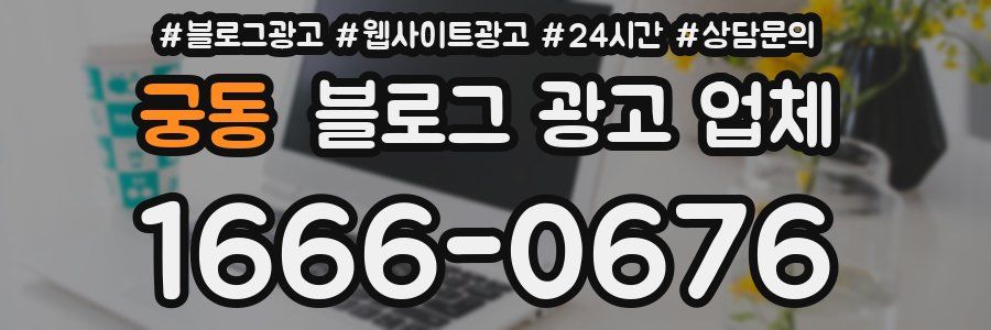 궁동 블로그 광고 업체