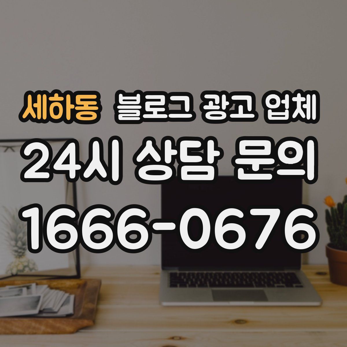 세하동 블로그 광고 업체