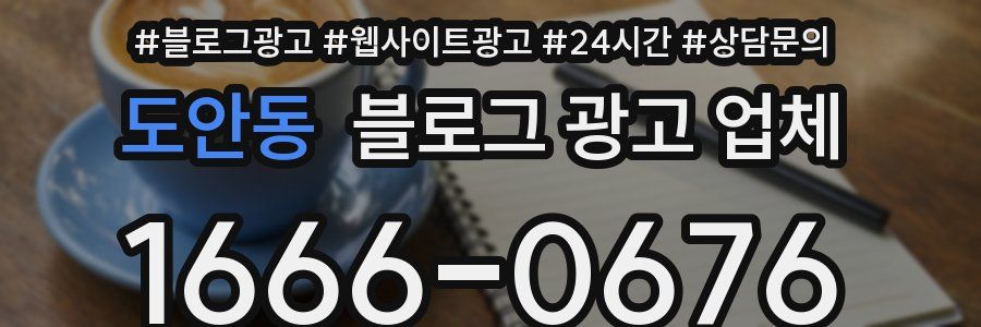 도안동 블로그 광고 업체