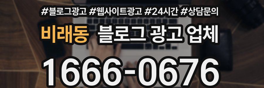 비래동 블로그 광고 업체