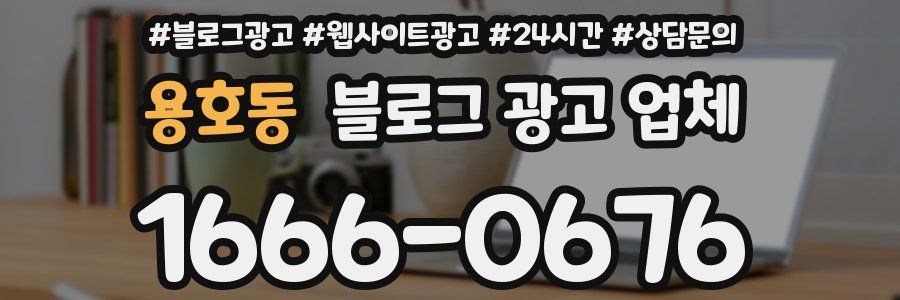 용호동 블로그 광고 업체