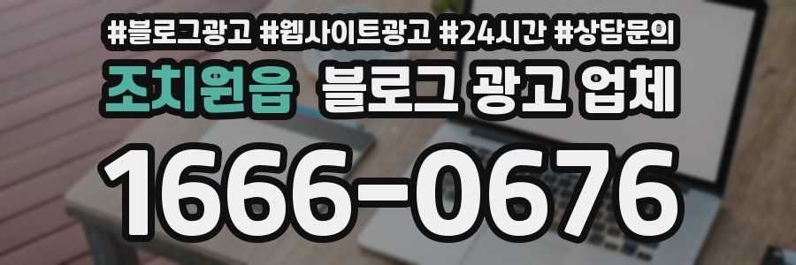 조치원읍 블로그 광고 업체