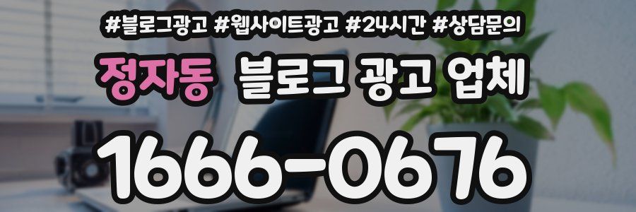 정자동 블로그 광고 업체