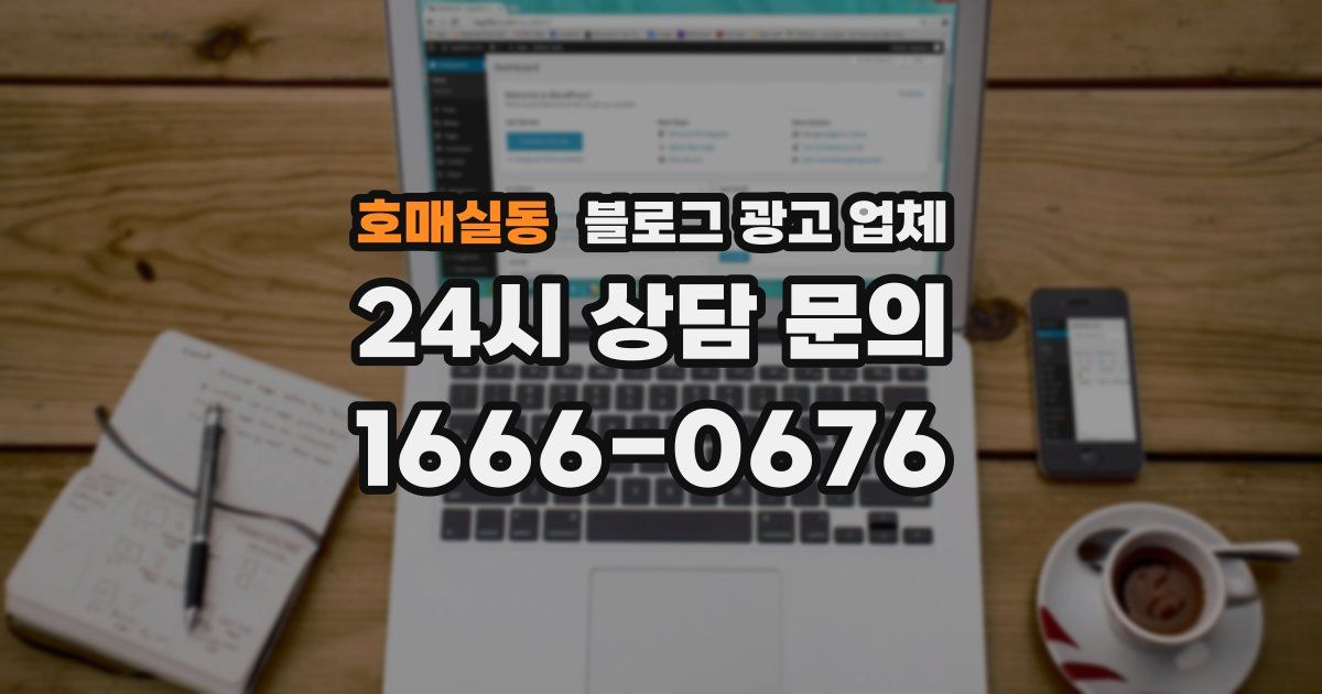 호매실동 블로그 광고 업체