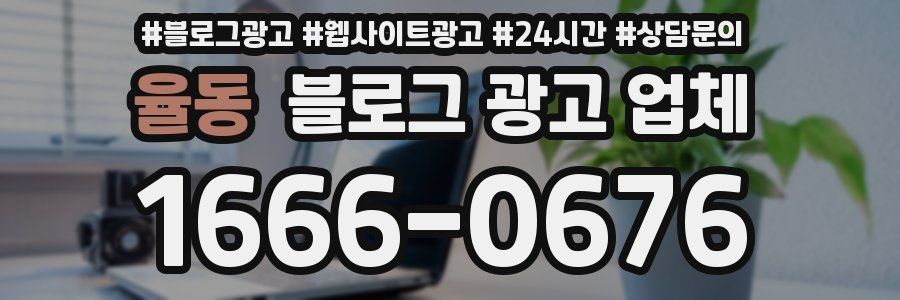 율동 블로그 광고 업체