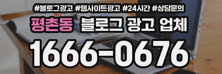 평촌동 블로그 광고 업체