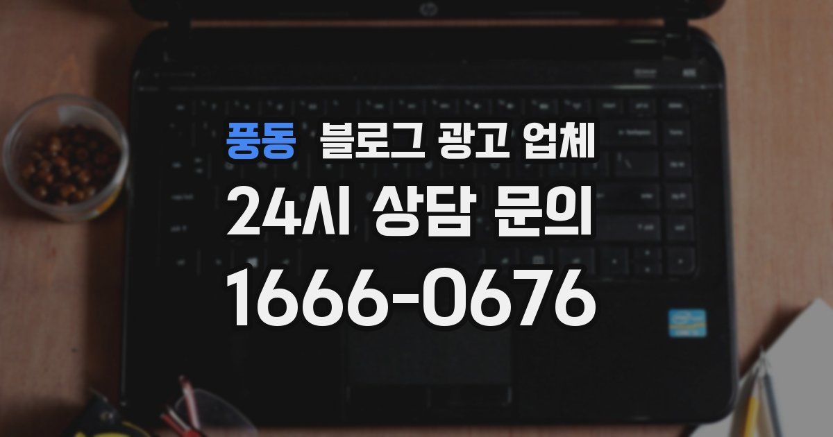 풍동 블로그 광고 업체
