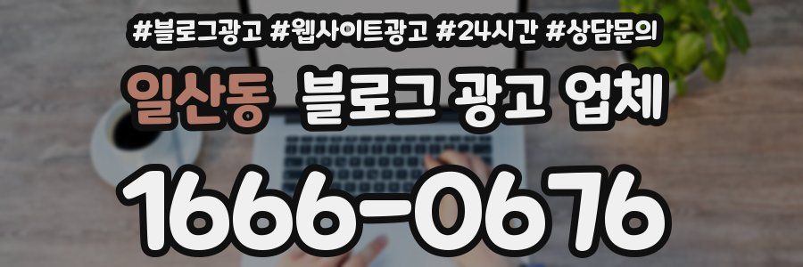 일산동 블로그 광고 업체