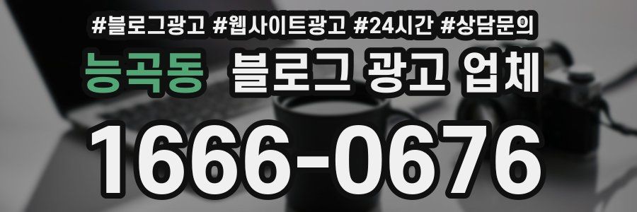 능곡동 블로그 광고 업체
