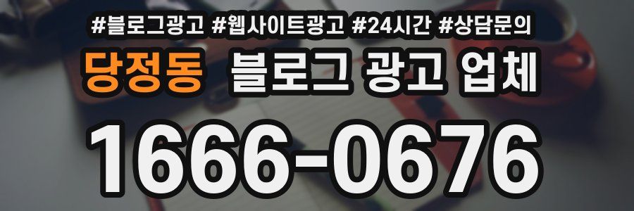 당정동 블로그 광고 업체