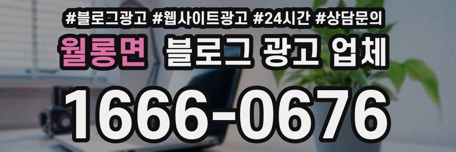 월롱면 블로그 광고 업체