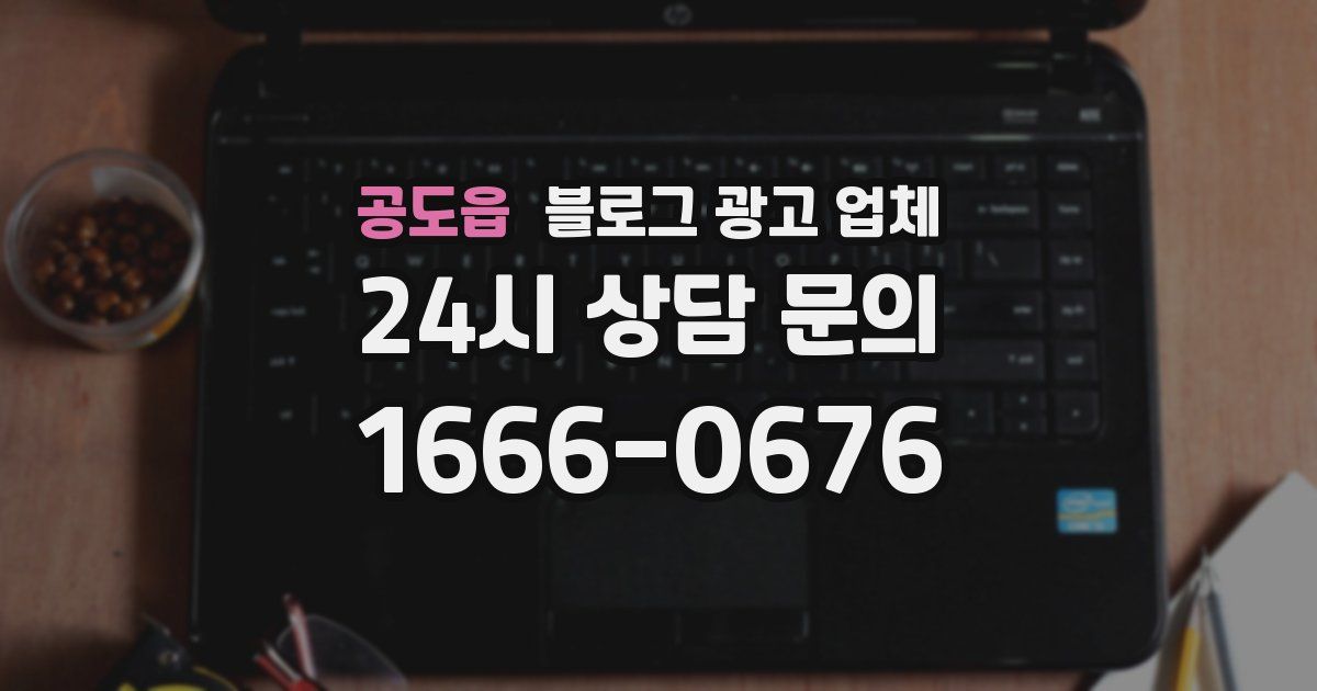 공도읍 블로그 광고 업체