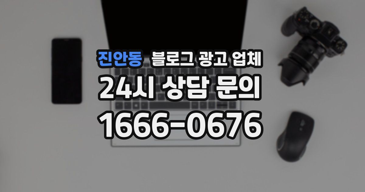 진안동 블로그 광고 업체