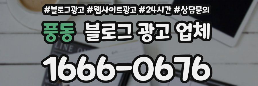 풍동 블로그 광고 업체