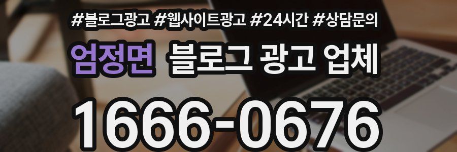 엄정면 블로그 광고 업체