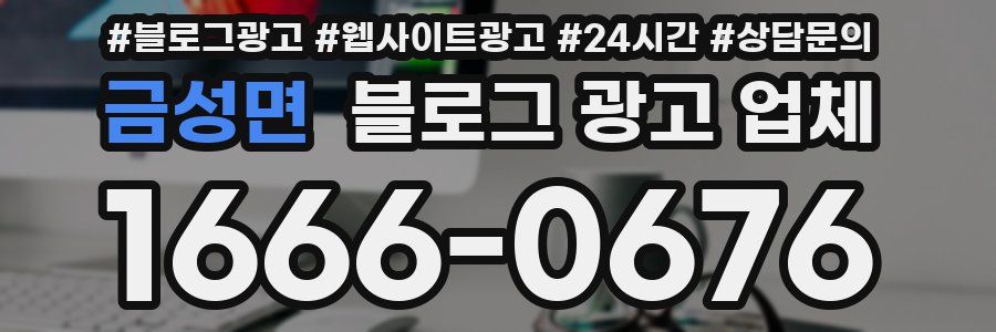 금성면 블로그 광고 업체