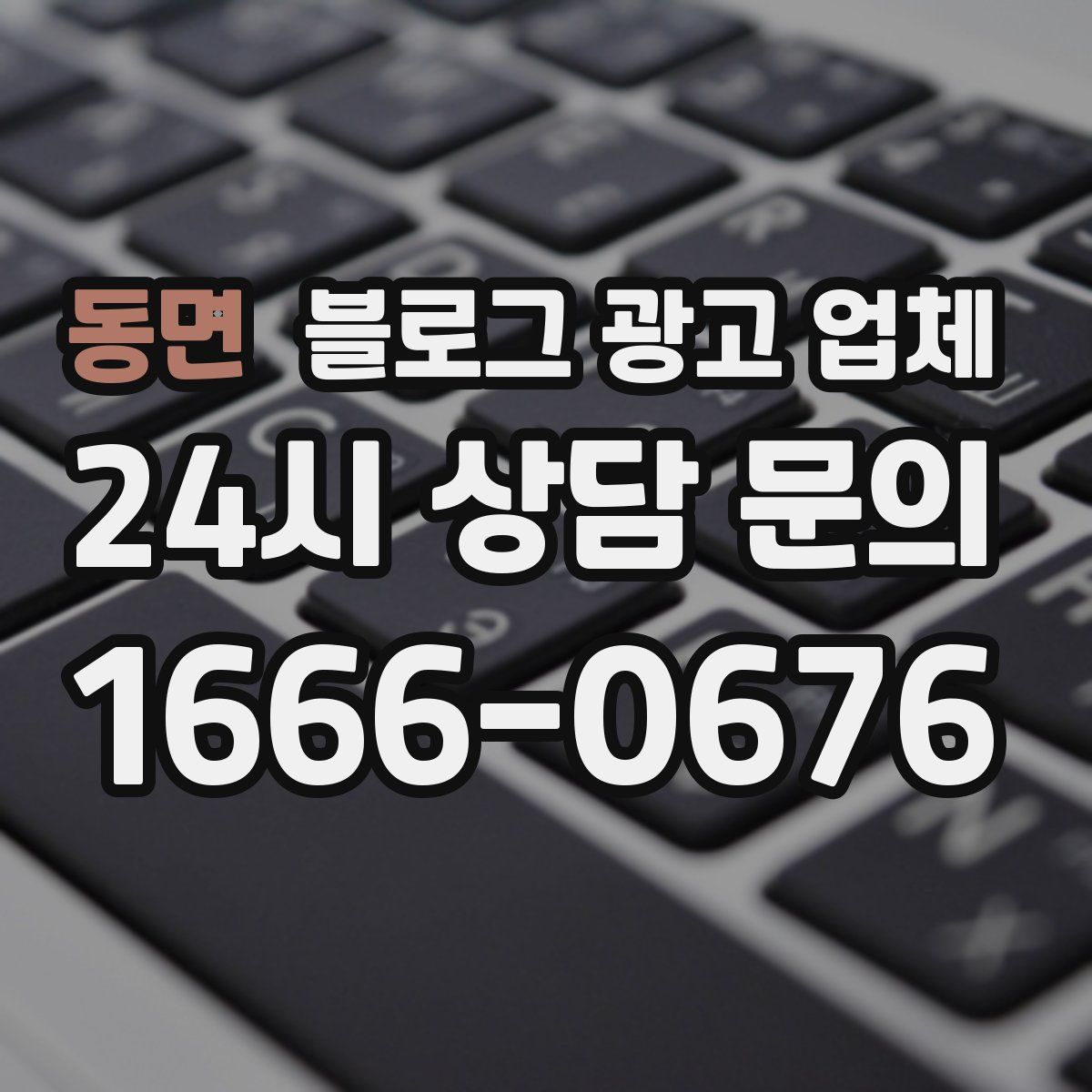 동면 블로그 광고 업체